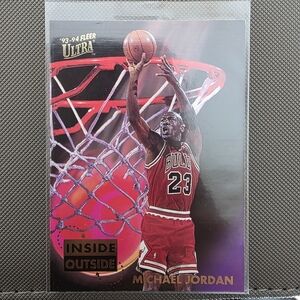 Spalding Basketball Card with Red and Black Design